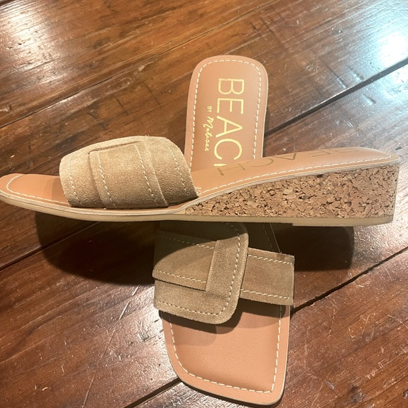 Beach by Matisse Women’s Baja One-Band Buckle Suede/Leather Sandals EUC Size 9M - Picture 7 of 10